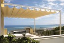 Gazebo Beach con telo scorrevole manuale in PVC (5)