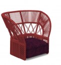 Cliff Dèco - LOUNGE ARMCHAIR BACKREST ROPE Rosso Talenti.jpg