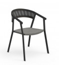 Poltrona Key dining armchair-charcol e silverblack Talenti.jpg