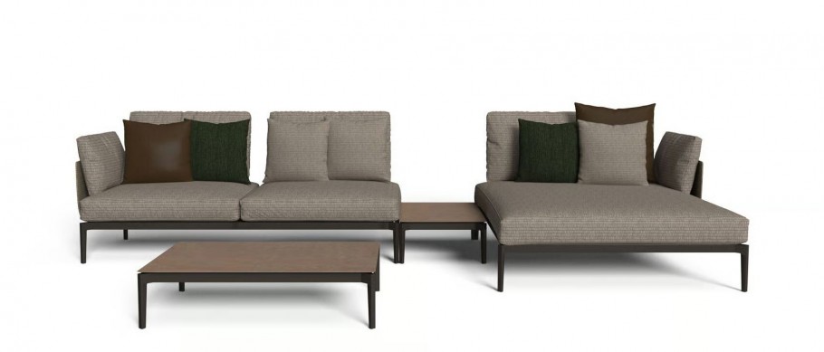 Salotto modulare Leaf